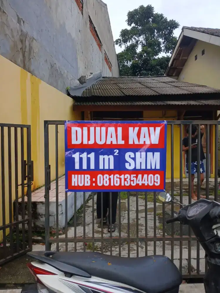 dijual kavling di perumahan bonus rumah petakan