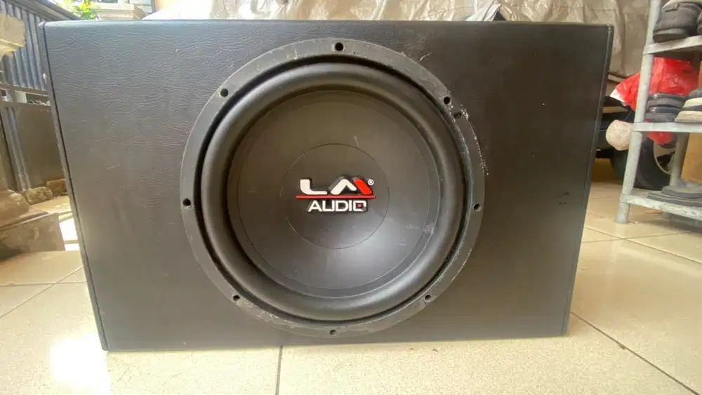 Subwoofer 12 inci plus box mdf