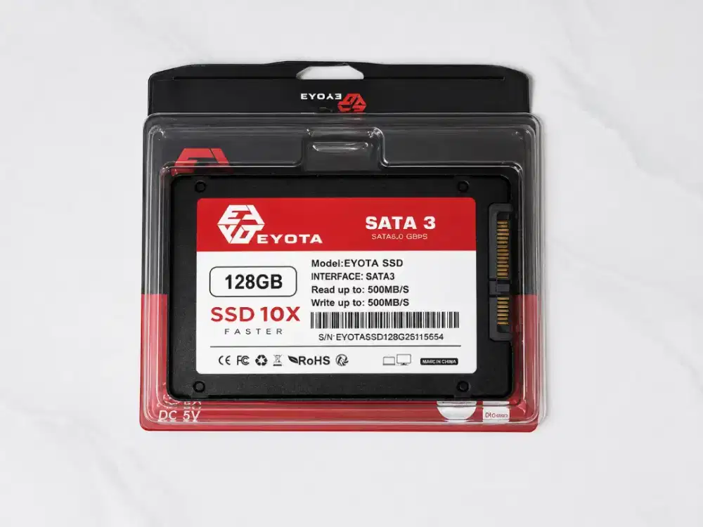 SSD EYOTA 128GB SATA III 2.5 6GB/S GARANSI RESMI 5 TAHUN