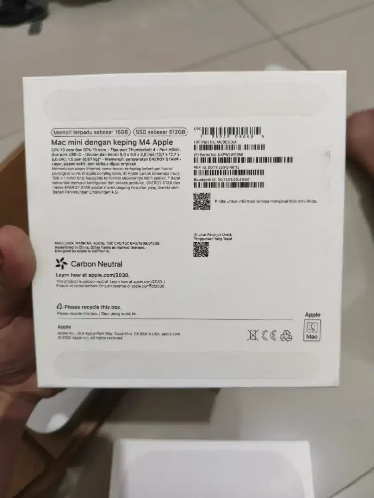 Mac Mini M4 16/512