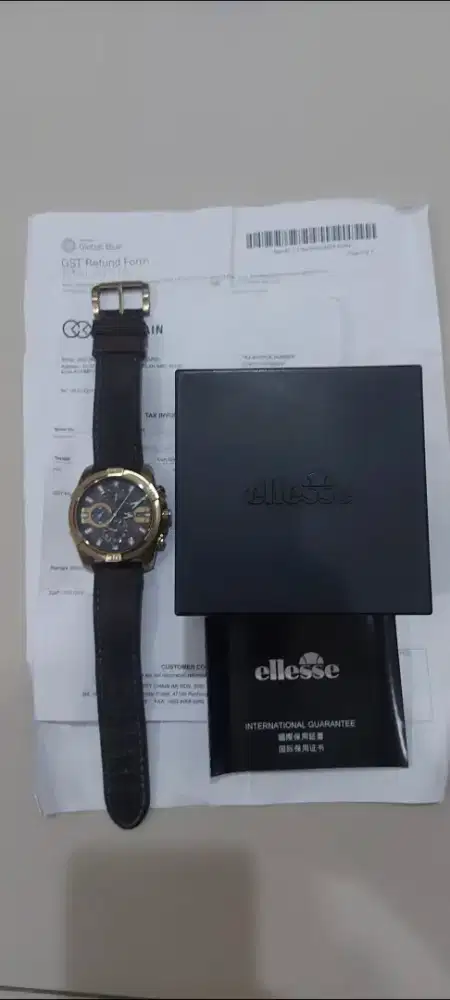 Jam Tangan Pria import merk Ellesse Original