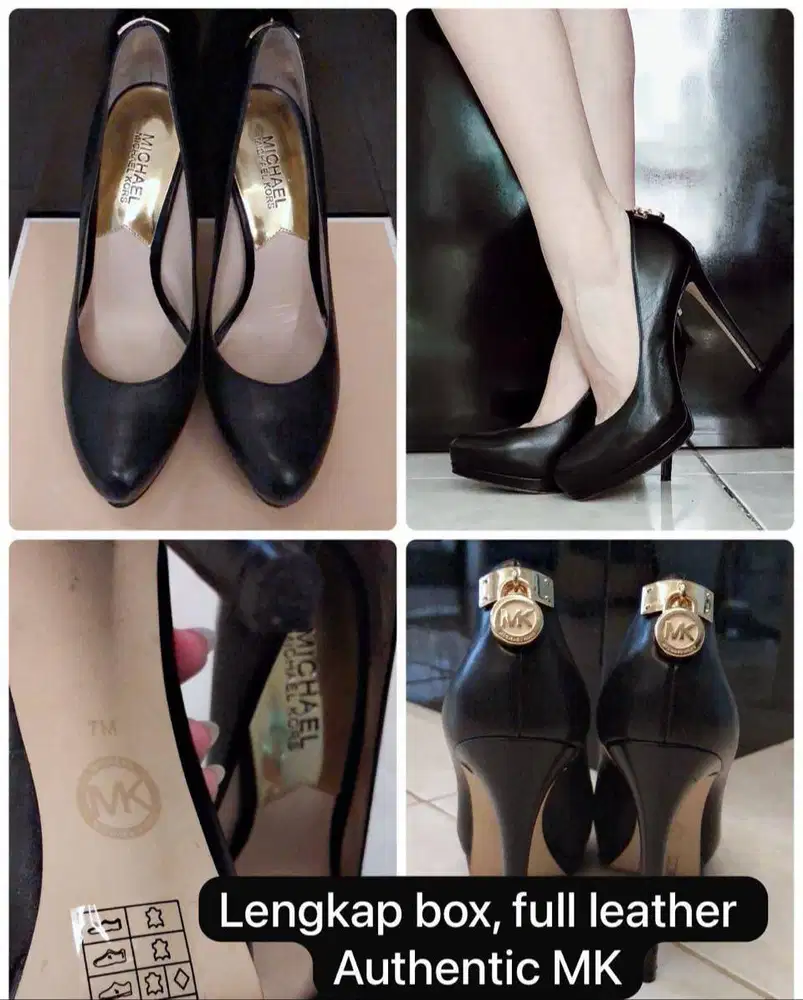 Michael Kors (MK) Leather Pumps / High Heels (Authentic Preloved)