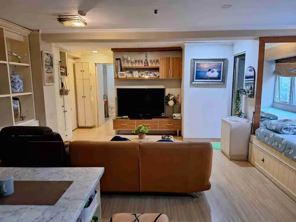 jual apart green palace deret 2 unit 2br plus 2br furnished mantap shm view kolam renang