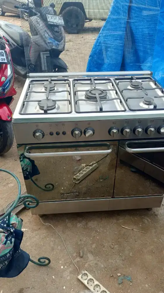 Kompor & oven Italy original La Germania 5 tungku