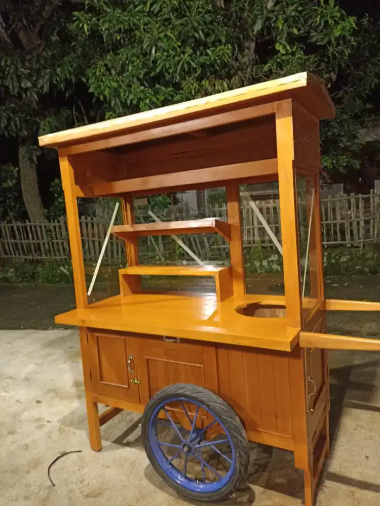 Sedia Gerobak Angkringan, Bakso Mie Ayam, Bubur, Sate, Soto, Pecel dll