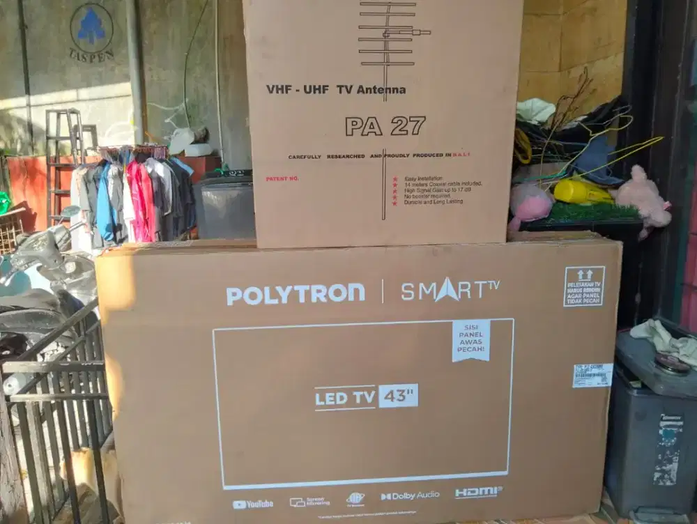 Jual Smart tv Polytron 43inch msh baru
