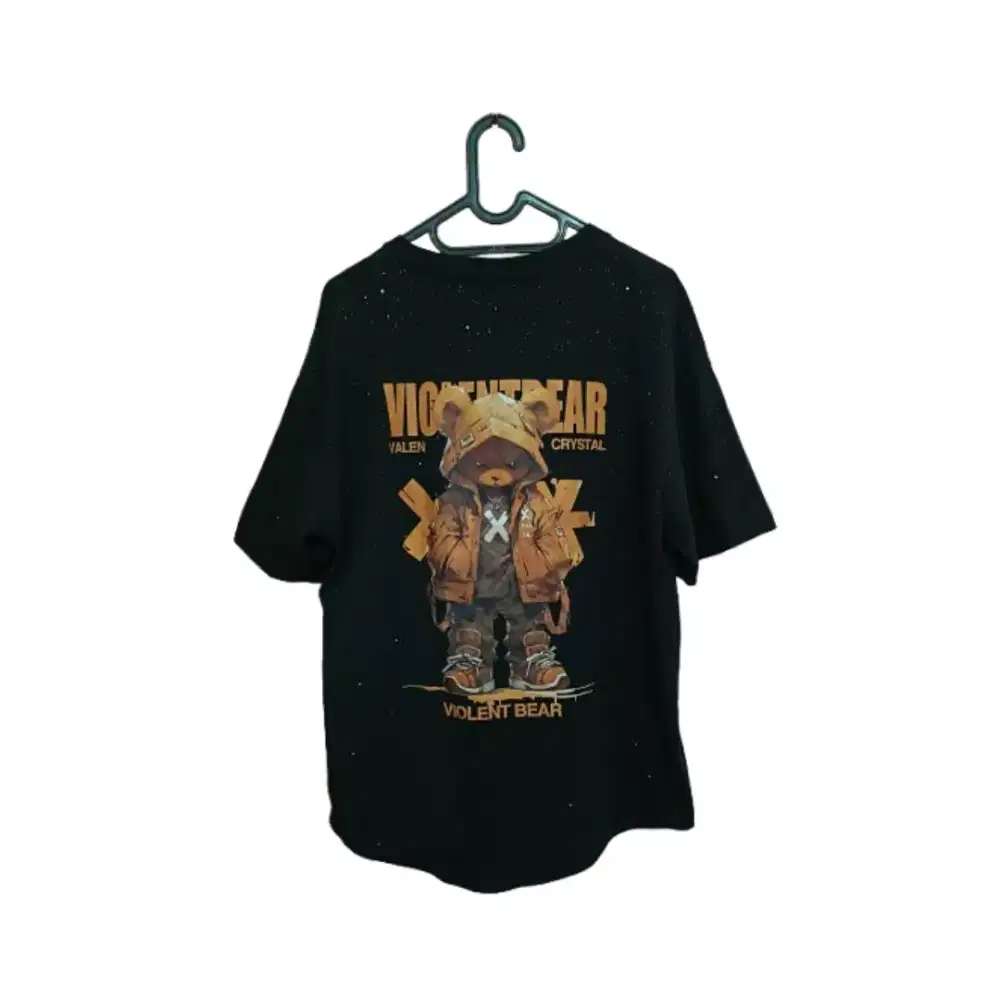 Atasan Kaos Bling2 Bear Oversize