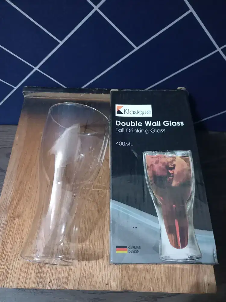 Gelas Kopi Klasik dua lapis | Klasique double wall glass 400ml