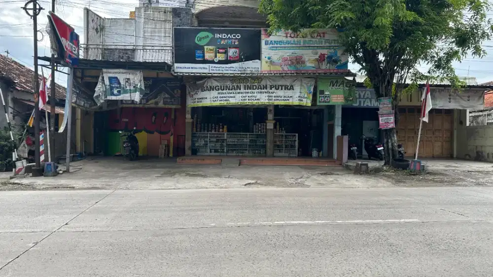 Ruko komersial plus isinya