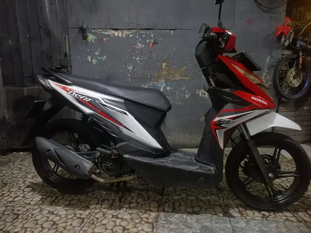 Honda Beat ECO 2018 ss lengkap mesin bagus pajak hidup plat B DKI