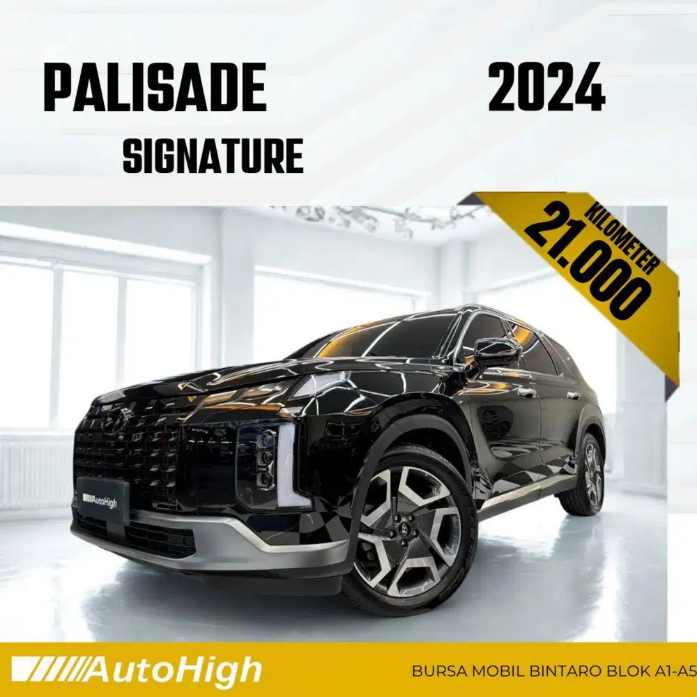 DP10% [Km21.000] Palisade Signature 2024 Black Reg 2025 #AUTOHIGH