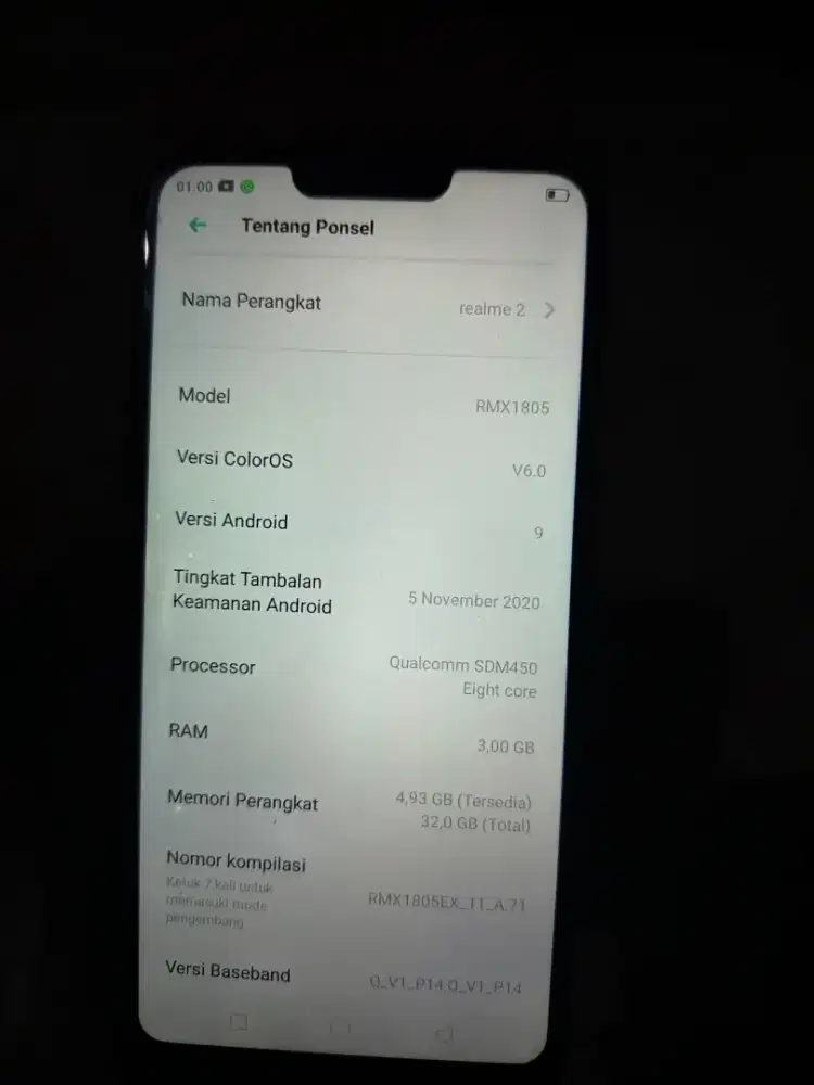 Realme 2 ram3/32