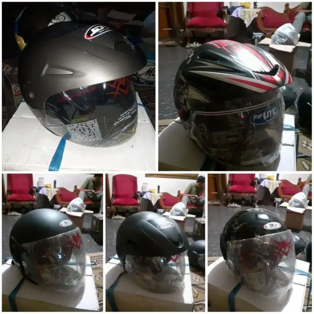 Helm half face (baru)