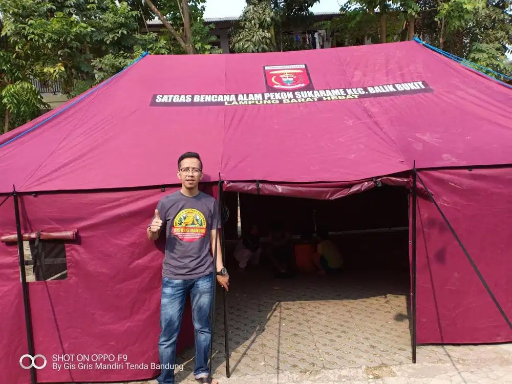 TENDA REGU PELETON 5 x 7 METER