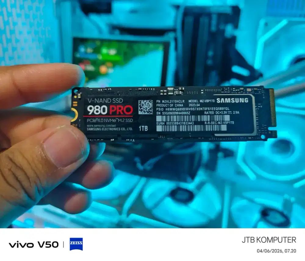 SSD M.2 NVME SAMSUNG 980 PRO 1TB PCIE GEN4