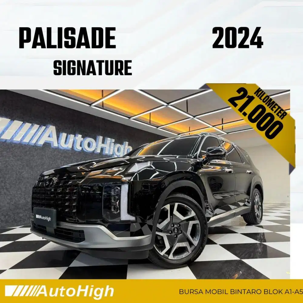DP10% [Km21.000] Palisade Signature 2024 Black Reg 2023 #AUTOHIGH