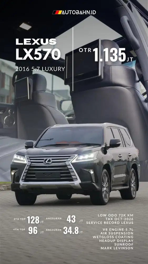 Pride & Power! Lexus LX570 Luxury Black on Black 2016 Wetgloss