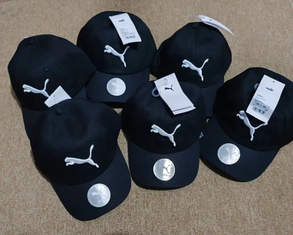 PUMA TOPI BASEBALL BLACK NEW ORIGINAL