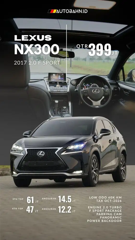 Lexus NX200t F-Sport 2017 Black Panoramic Warranty! Rx200 x3 c200