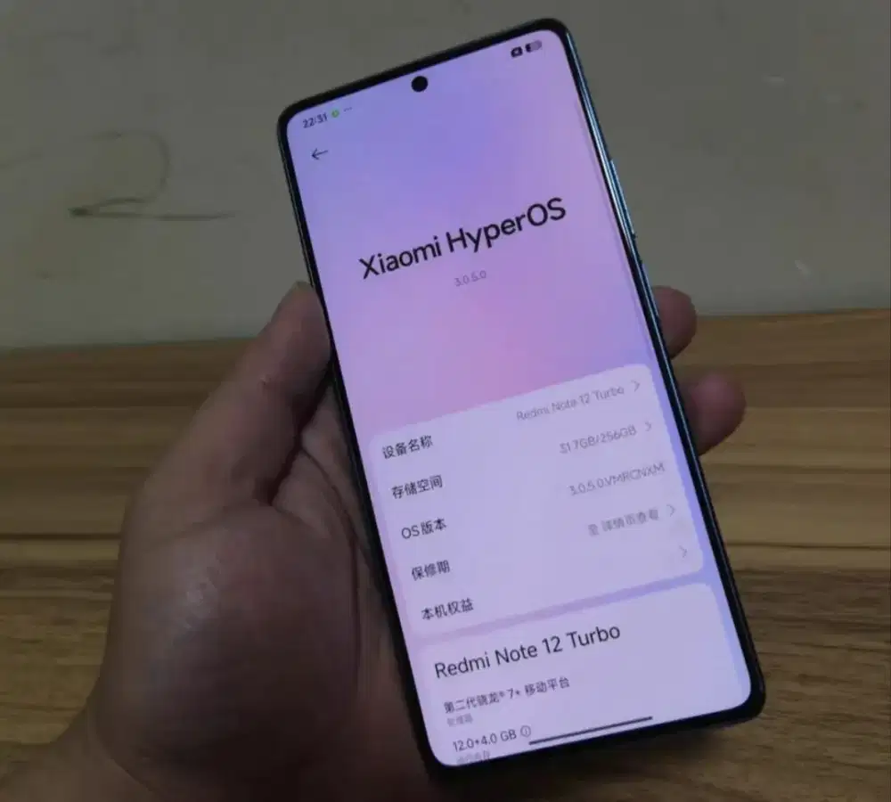 Redmi Note 12Turbo（PoCo F5)12+256g