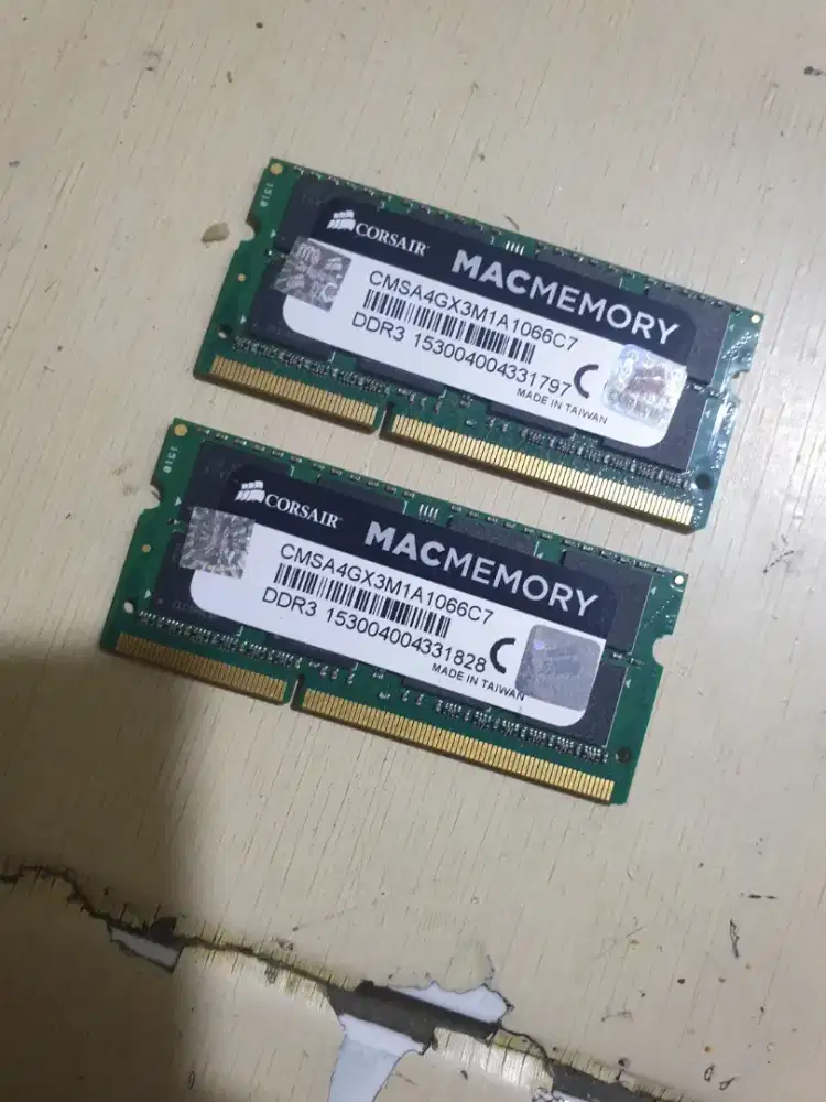 ram laptop 4gb dd3 mac corsair