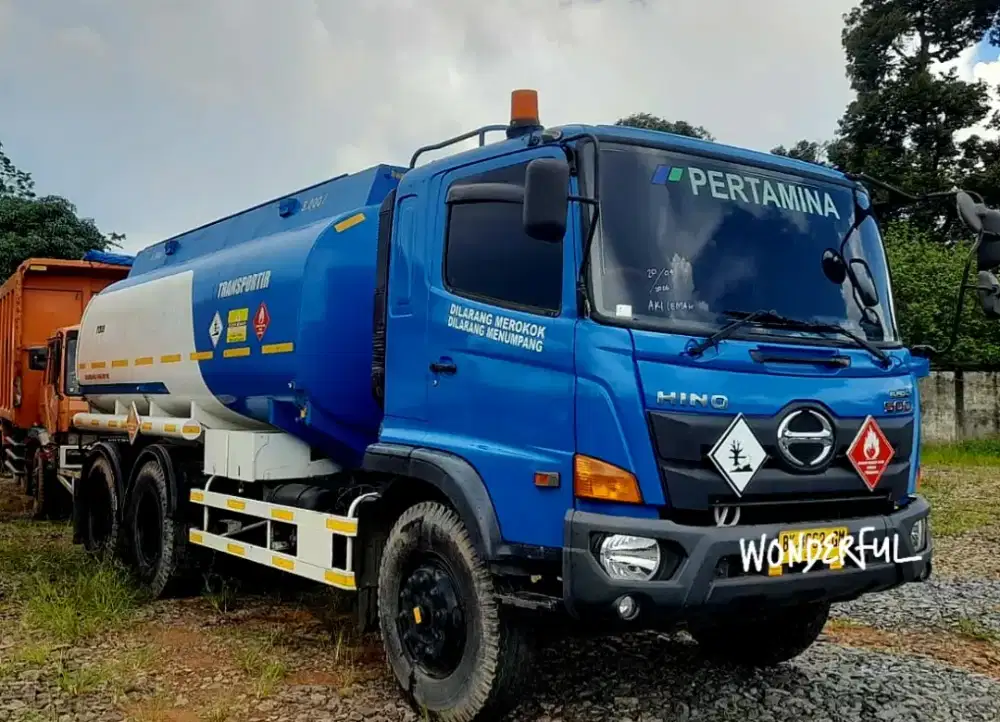 Hino Lohan 500 FM 280 JD Tronton 6×4 Tangki Full botom Loading Sensor