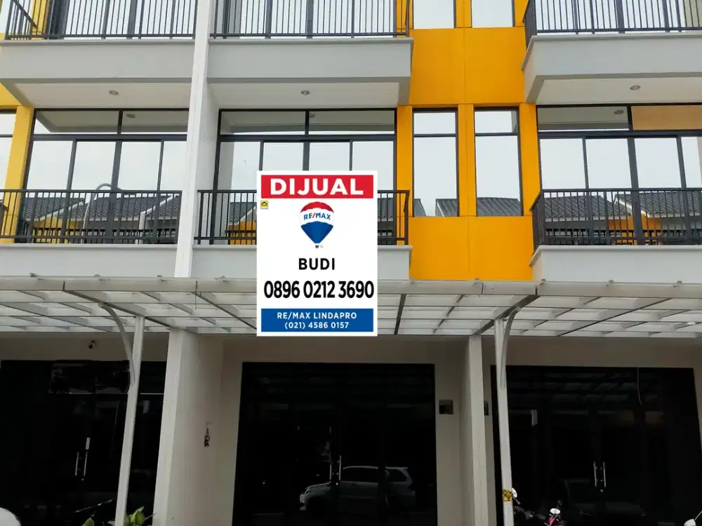 Dijual ruko soho sedayu city kelapa gading bisa KPR 3 lantai 4,5x17,5