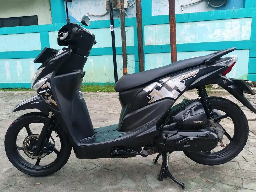 Honda beat pop fi esp 2017 stater halus mulus gerawat