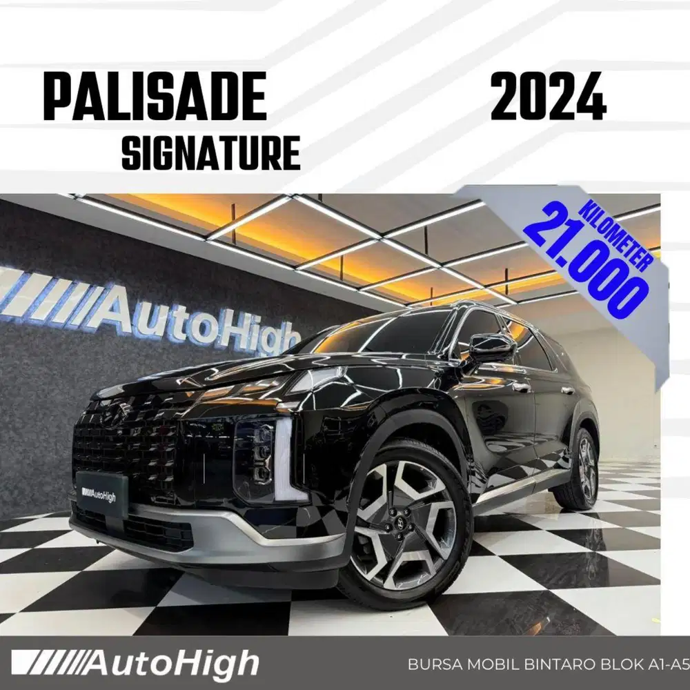 DP10% [Km21.000] Palisade Signature 2024 Black Reg 2023 #AUTOHIGH