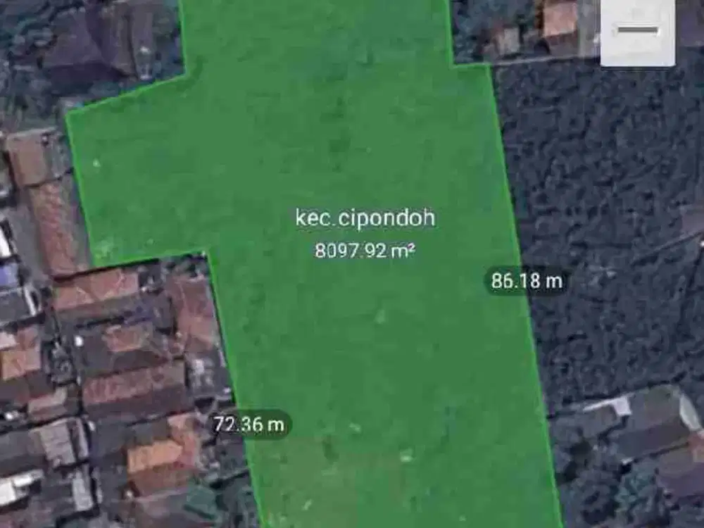 Dijual Lahan Strategis 8.000 m2 di Jalan Raya Hasyim Ashari Cipondoh Tangerang