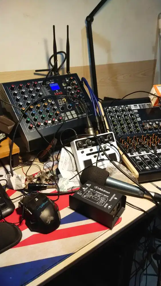 Mixer Recording tech RTX 6 PLUS dus, mic wireless, usb komplit