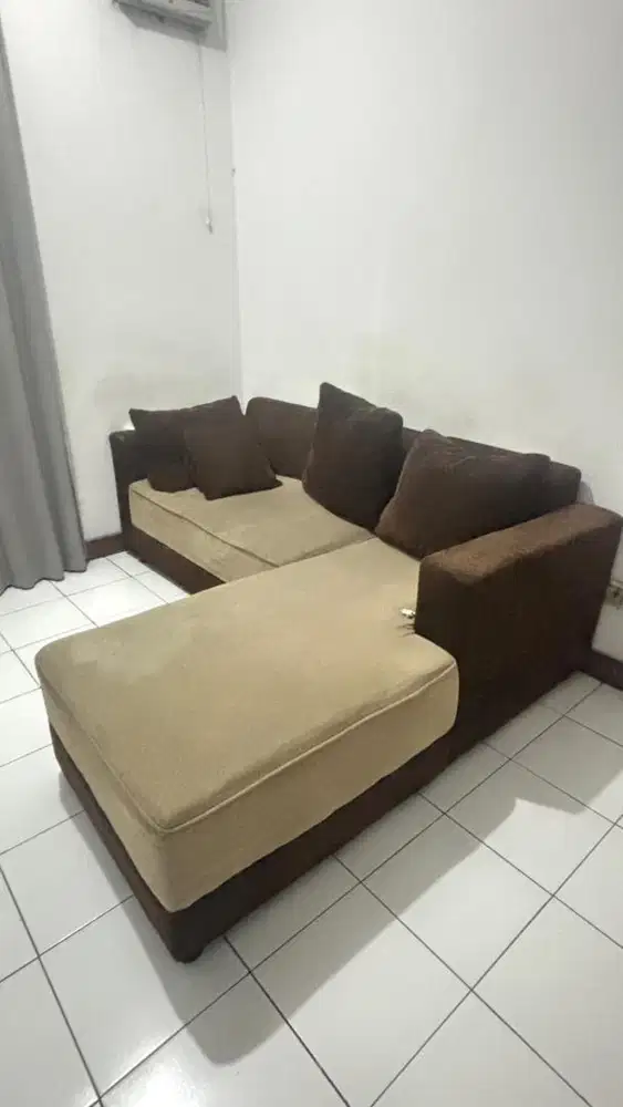 Sofa Cantik Letter L 2 piece
