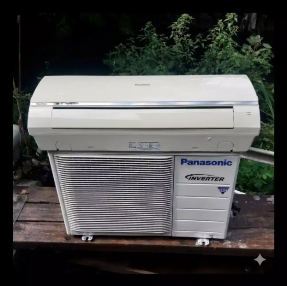 AC Panasonic Inverter 1.5 PK Second Mulus Like New (Unit Only)