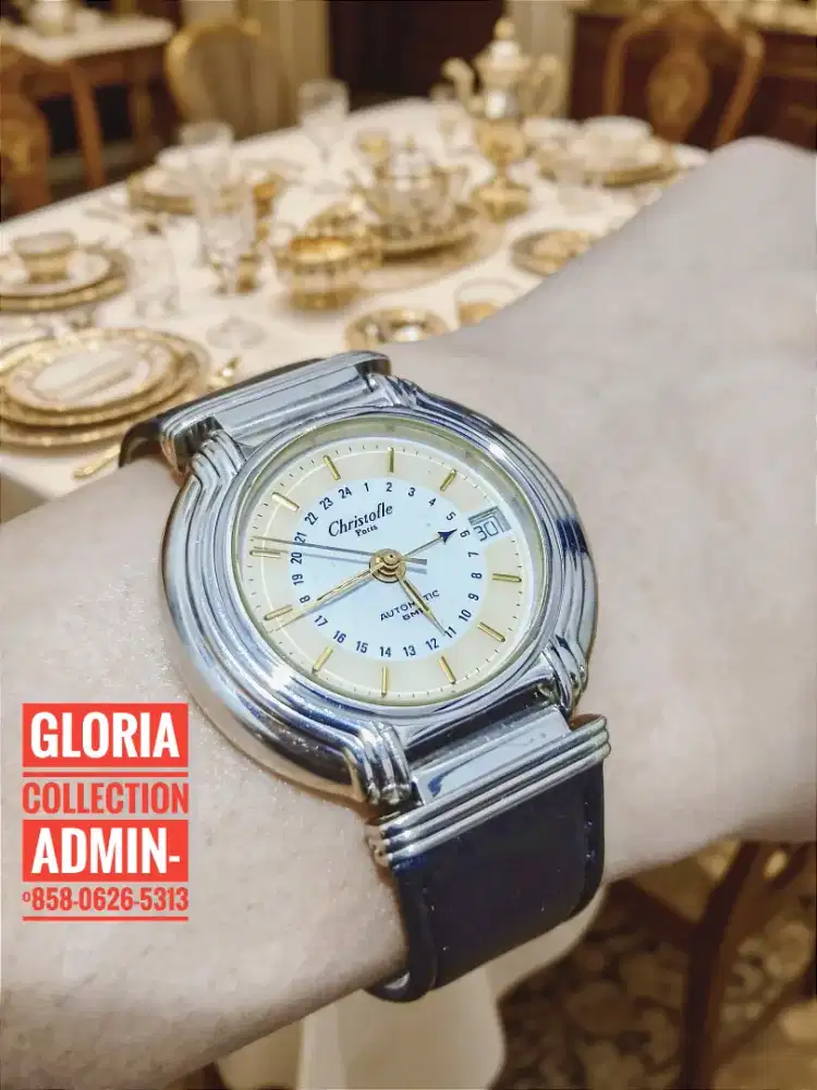 Christofle paris GMT automatic no oris omega jam vintage