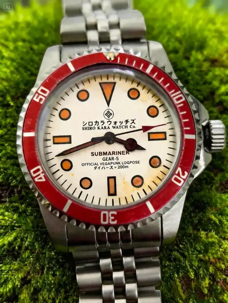 Shiro kara diver no oris omega hamilton seiko tissot vintage look