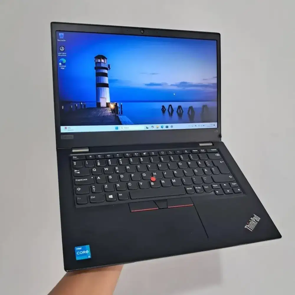 Lenovo L13 i5-10210U RAM 8GB SSD 256GB Layar 13.3 Inch Keyboard Nyala