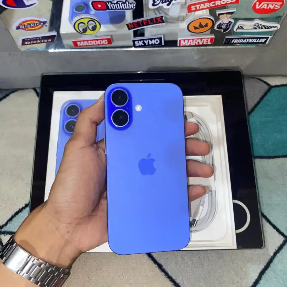 Iphone 16 128 ibox pemakaian 1 bulan