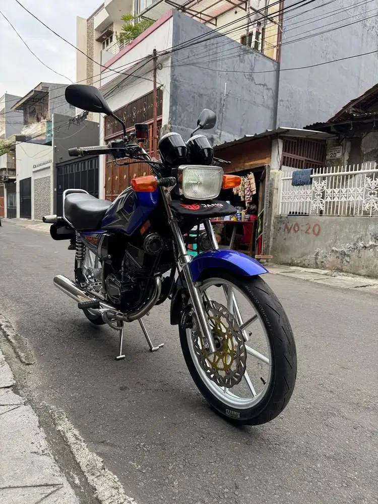 Yamaha RX King RX-King RXKing King135 RXK 135 135cc Biru Modif 2004