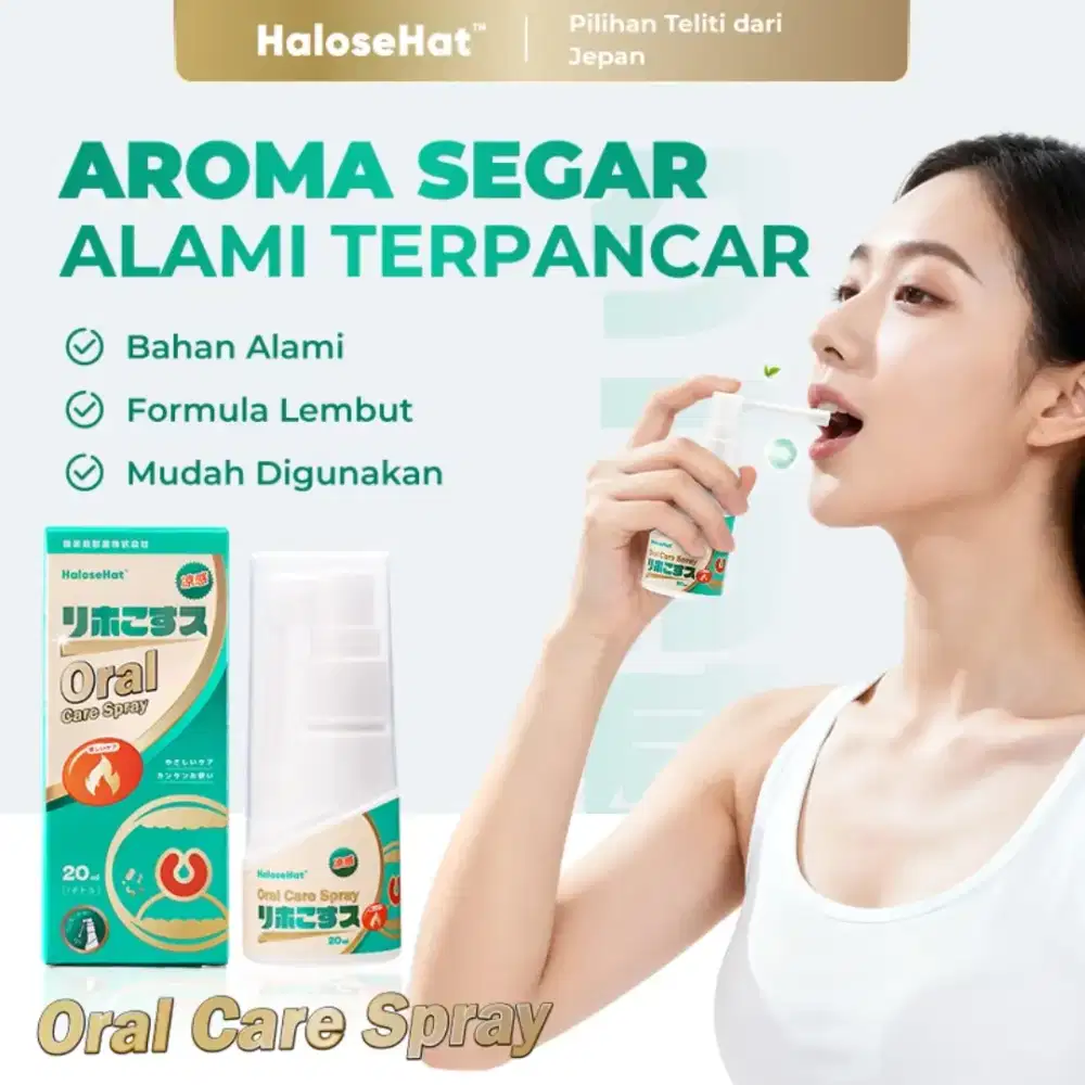 Halosehat Spray Mulut Herbal Penghilang Bau Mulut