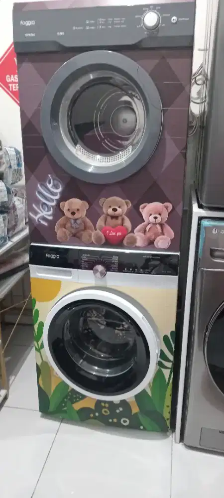 Mesin cuci + pengering
