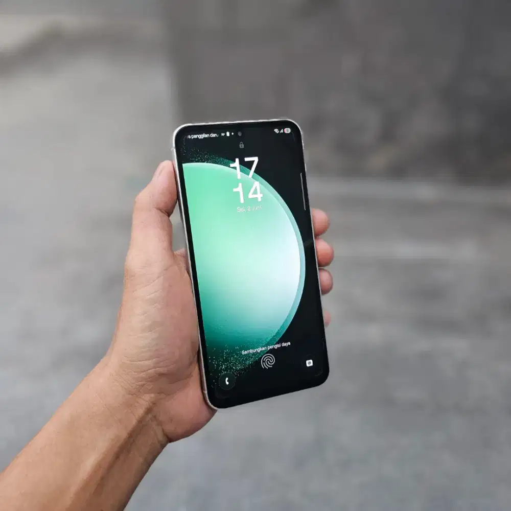 SAMSUNG GALAXY S23 FE SEIN 5G 8/256 MULUS MINUS BUBBLE FUNGSI NORMAL
