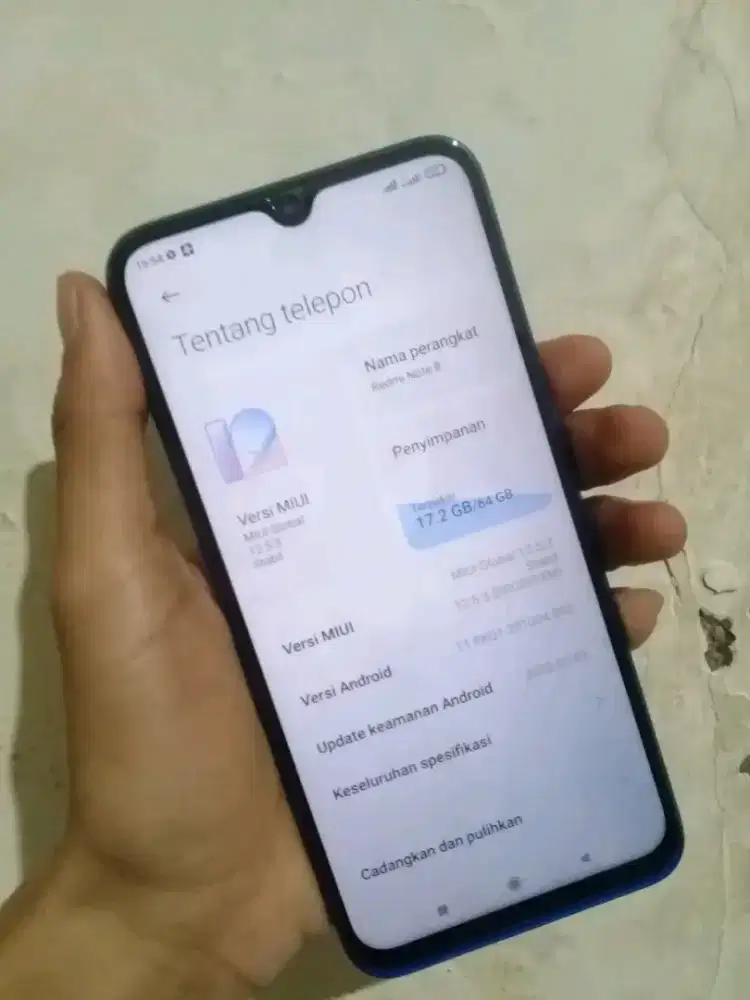 REDMI NOTE 8 RAM 4/164 HP NO KENDALA