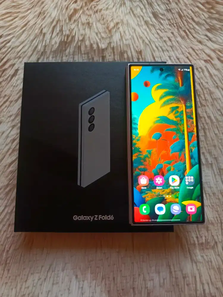 1TB Samsung Z Fold 6 1000GB Fulset Resmi Galaxy Zfold6 Zfold Fold6 5G