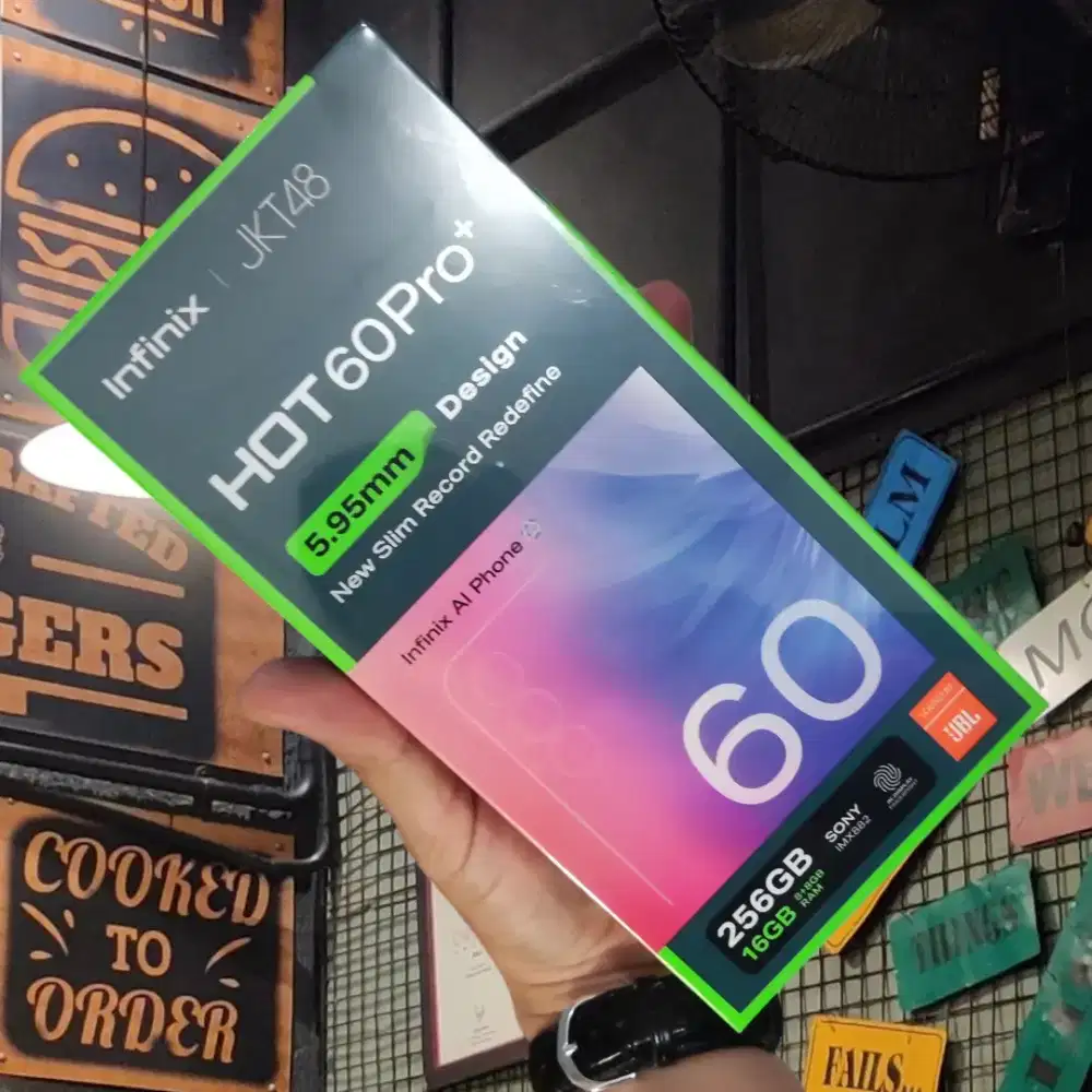 INFINIX HOT 60 PRO+ 8GB/256GB BARU SEGEL BOX GARANSI RESMI