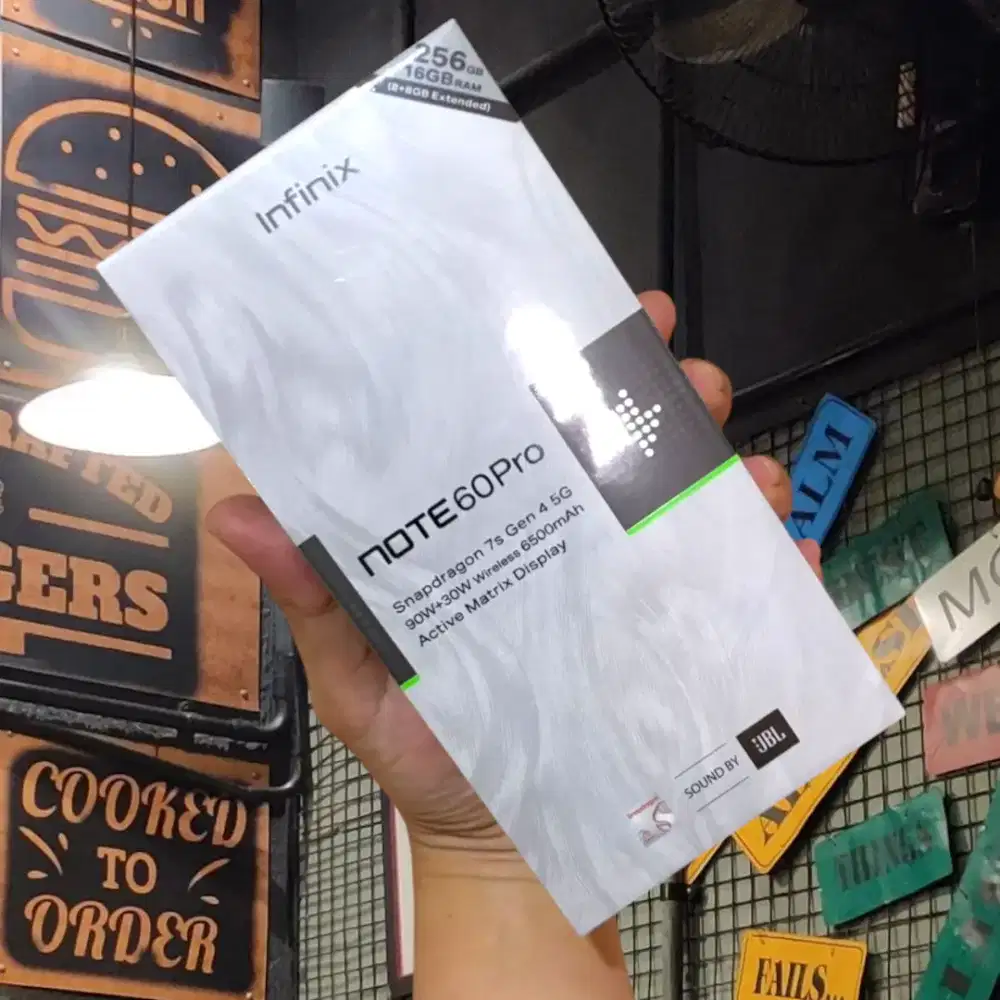 INFINIX NOTE 60 PRO 5G 8GB/256GB BARU SEGEL BOX GARANSI RESMI