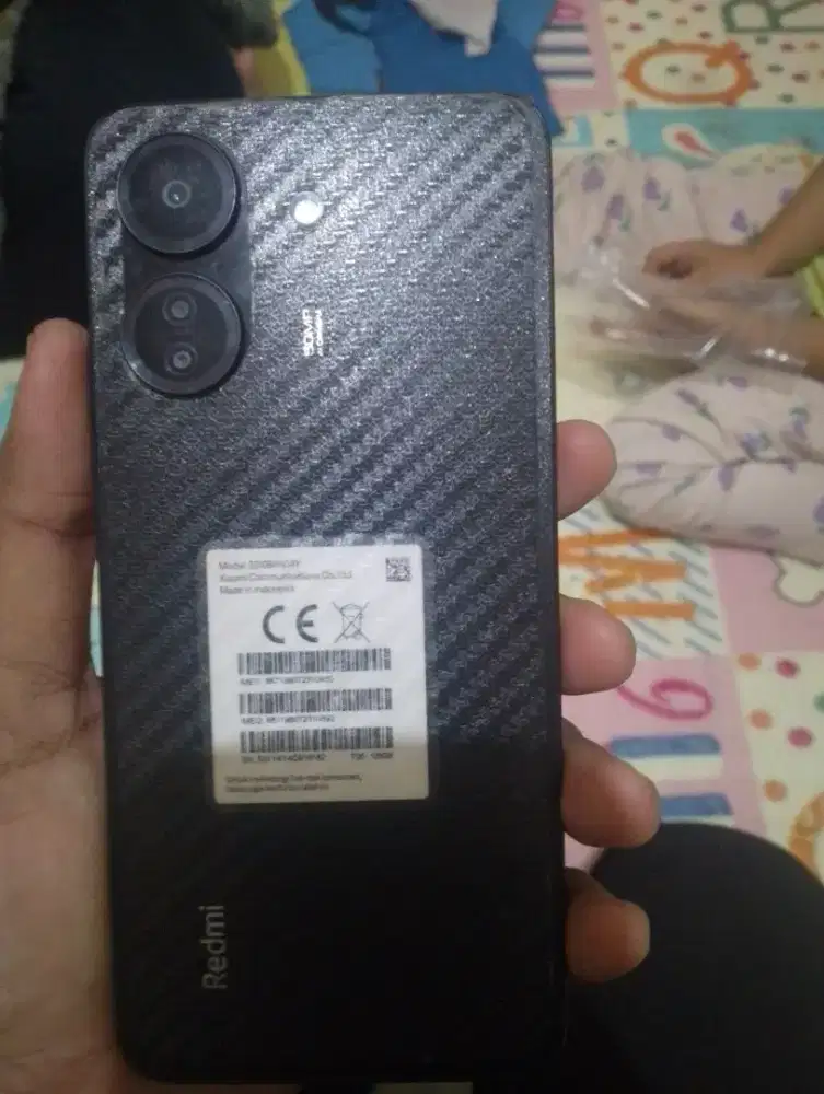 Di jual hp Xiaomi redmi 13c ram 6+6 128gb warna hitam