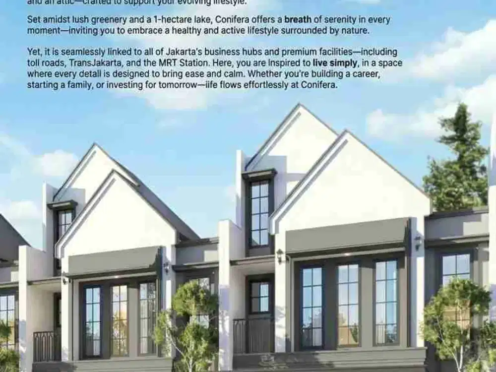 Dijual rumah estetik 2 dan 3 lantai gaya modern american classic di cakung jakarta timur