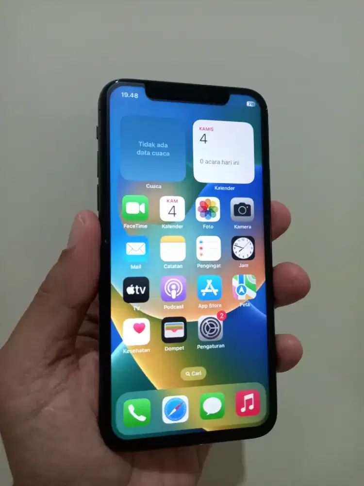IPhone X Grey 64Gb Fullset ex inter minus face id off aja