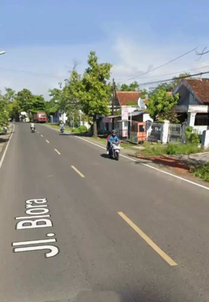 Di Jual Cepat Tanah pekarangan Lt1620, Ld16m,Tepi jl. Utama cepu blora