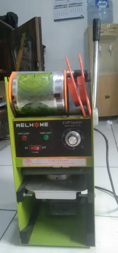 Dijual mesin pres cup merek welhome